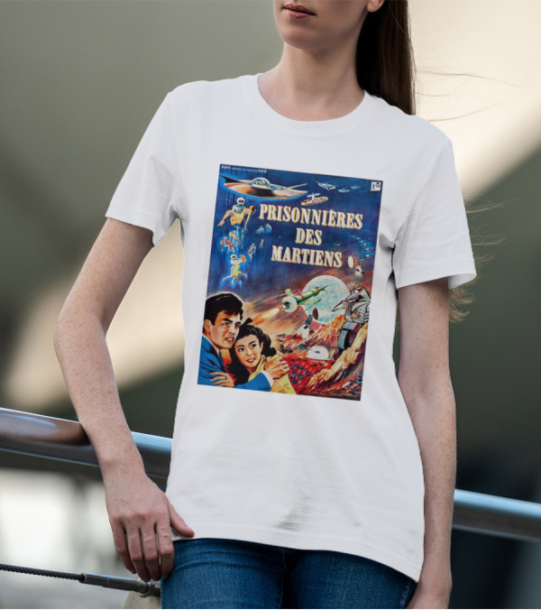 PRISONNIÈRES DES MARTIENS The Mysterians French RKO Sci-Fi Adventure T-Shirt