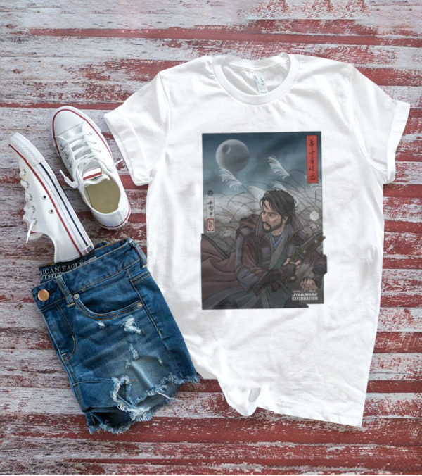 Japan 2025 Star Wars Celebration Cassian Andor Badge Art Final Reveal T-Shirt