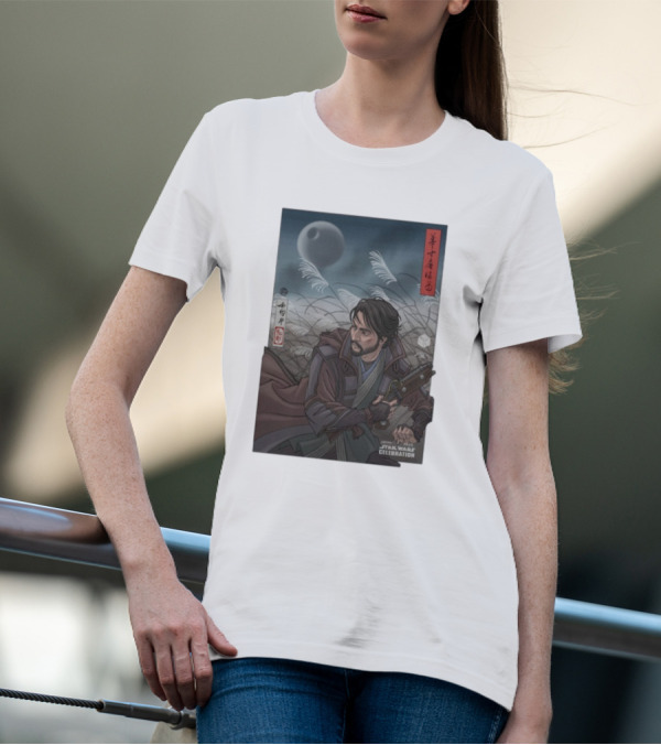Japan 2025 Star Wars Celebration Cassian Andor Badge Art Final Reveal T-Shirt