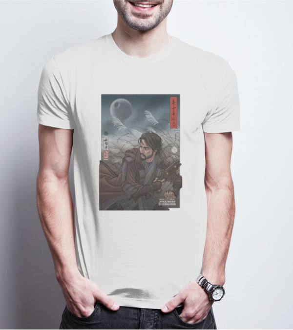 Japan 2025 Star Wars Celebration Cassian Andor Badge Art Final Reveal T-Shirt