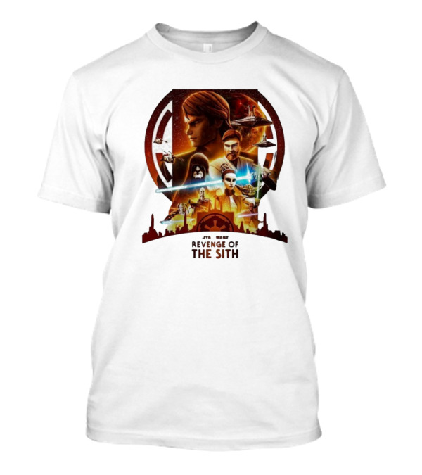 Star Wars Episode III Revenge Of The Sith 20th Anniversary Cover By Jason Benullo T-Shirt