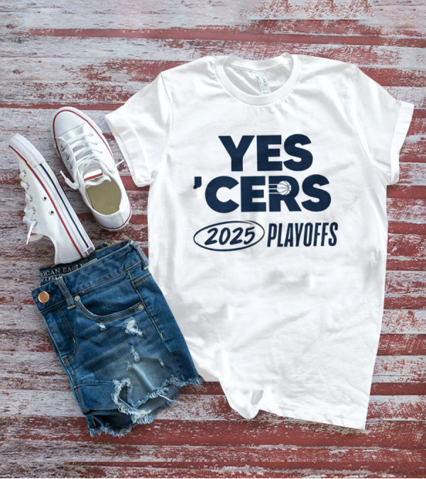 YES 'CERS 2025 NBA Playoffs Basketball T-Shirt