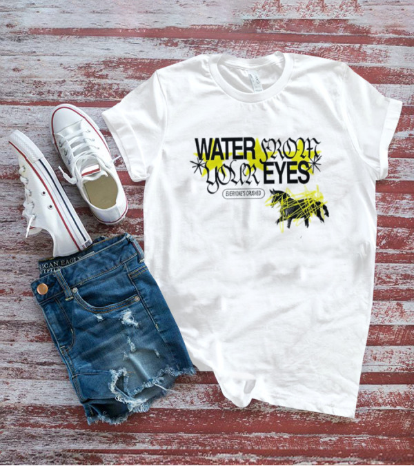 Water From Your Eyes Everyone’s Crushed Distorted Yellow Stars And Scribbles T-Shirt
