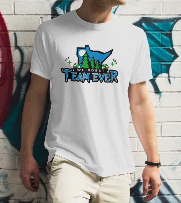 Weirdest Team Ever Forest Trees Established 1989 T-Shirt