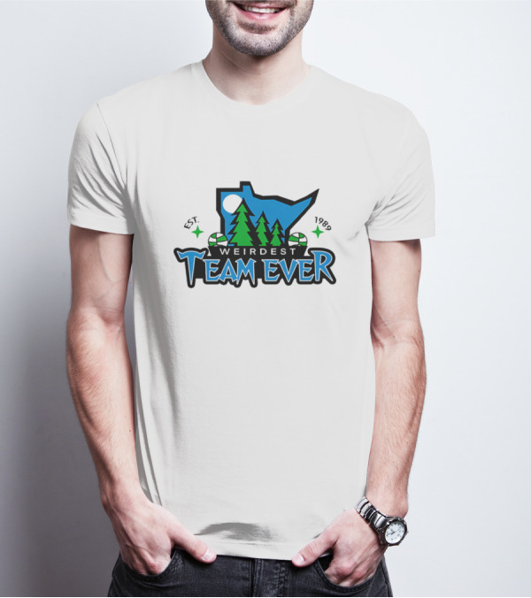 Weirdest Team Ever Forest Trees Established 1989 T-Shirt
