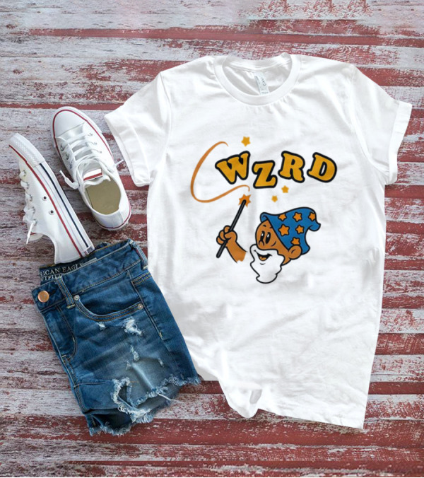 Wzrd Wizard Hat Stars And Wand Graphic T-Shirt