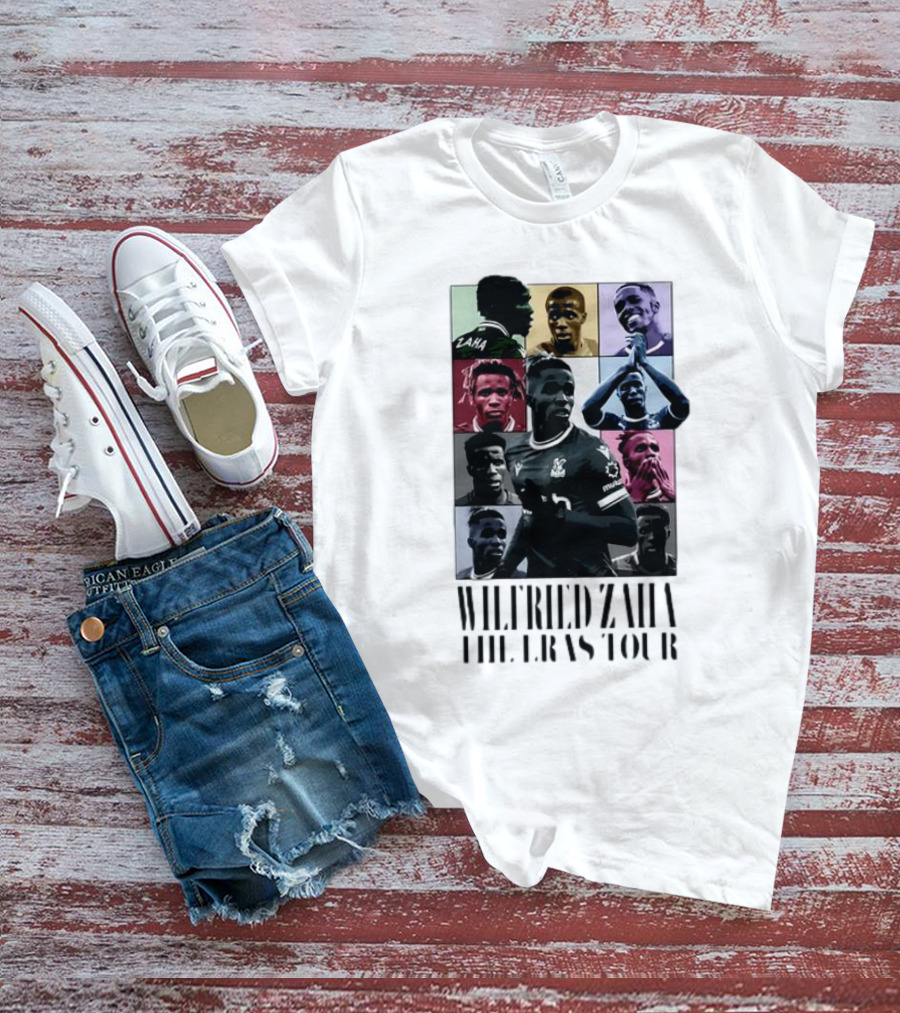 Wilfried Zaha The Eras Tour Crystal Palace Football Collage T-Shirt