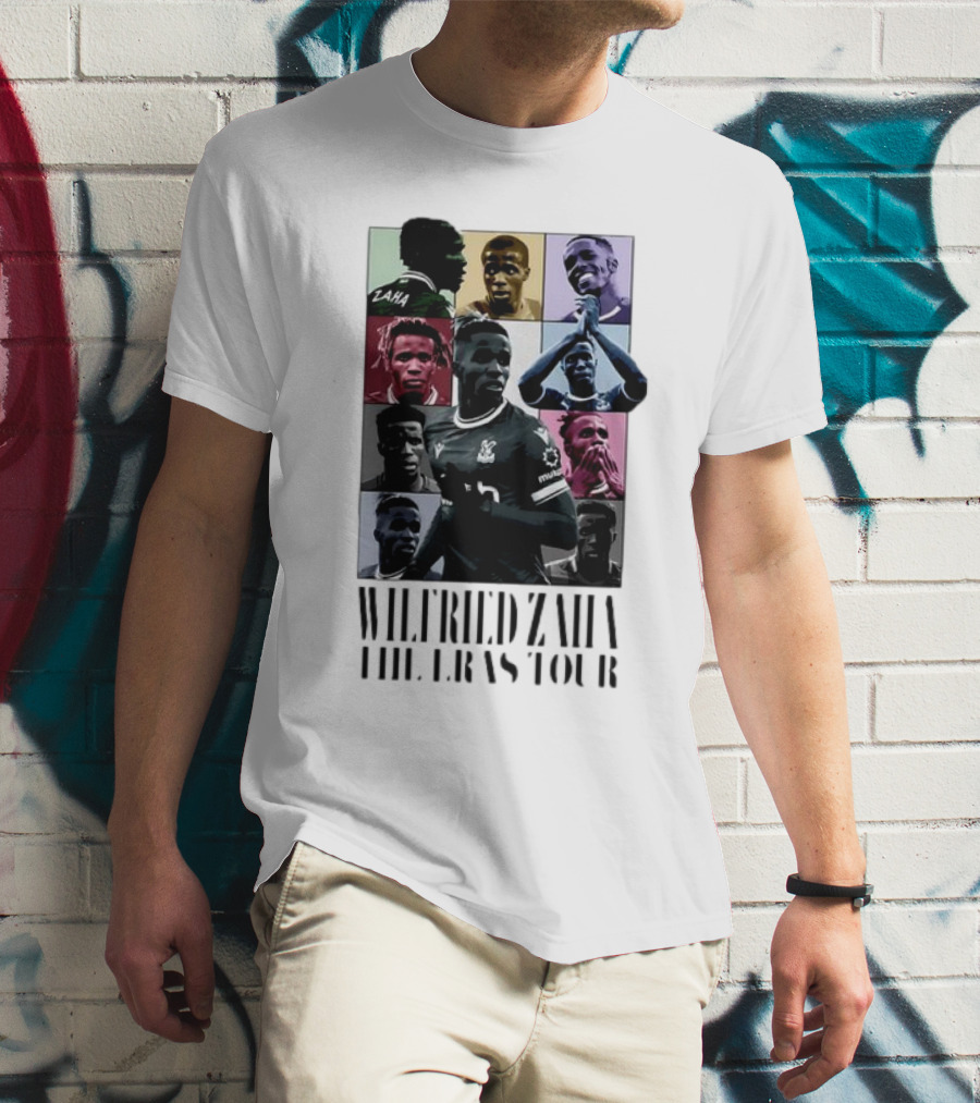 Wilfried Zaha The Eras Tour Crystal Palace Football Collage T-Shirt