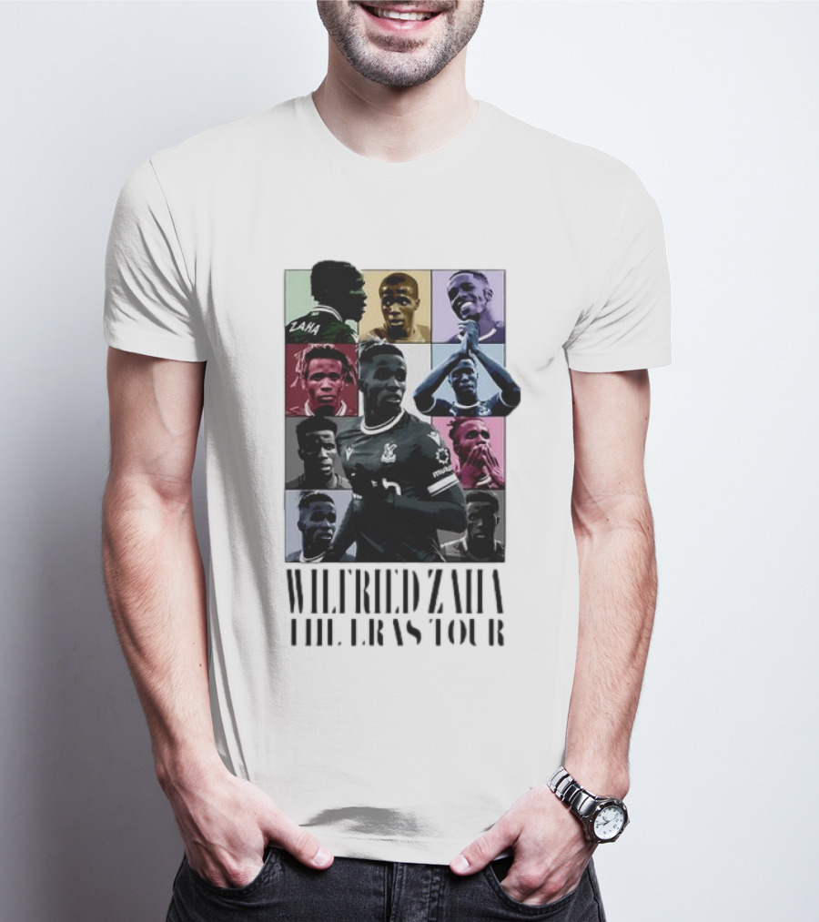Wilfried Zaha The Eras Tour Crystal Palace Football Collage T-Shirt