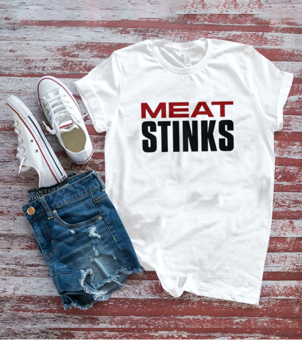 The Conners Darlene Conner Meat Stinks Bold Red Lettering T-Shirt