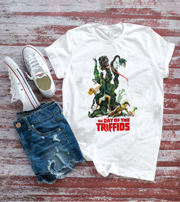 The Day Of The Triffids Classic Movie Horror Imagery T-Shirt