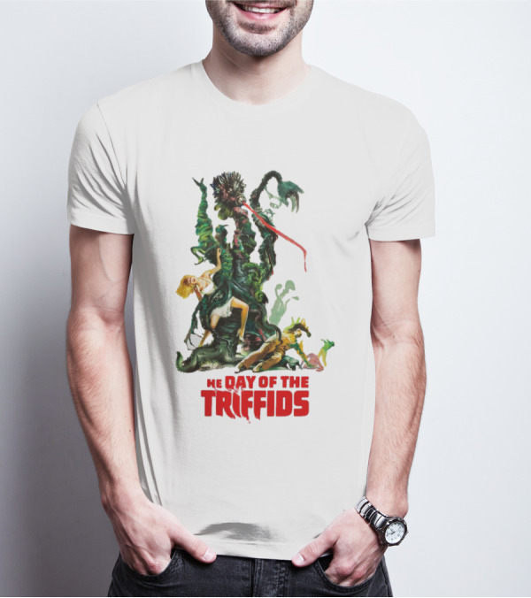 The Day Of The Triffids Classic Movie Horror Imagery T-Shirt