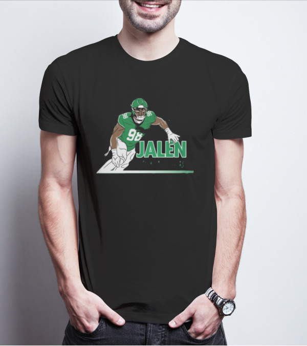 Jalen Carter 98 Big Dawg Pose Football Player T-Shirt