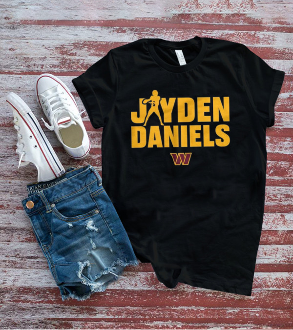 Jayden Daniels Washington Commanders Football Icon T-Shirt
