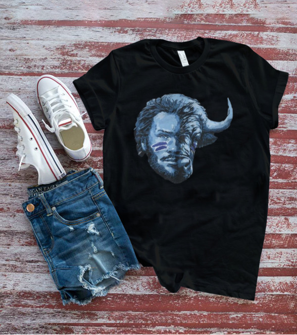 Josh Allen Buffalo Hybrid Face T-Shirt