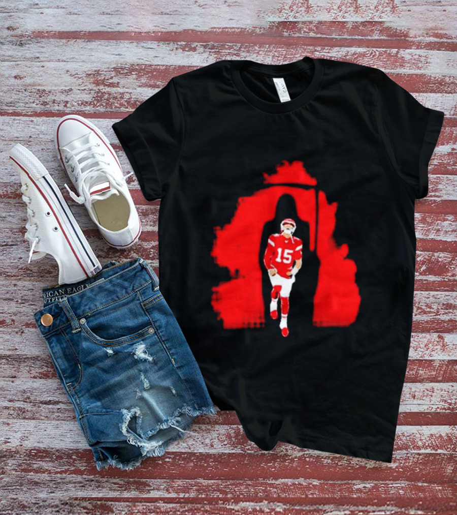 KC Chiefs Patrick Mahomes Shadow 15 Reaper T-Shirt