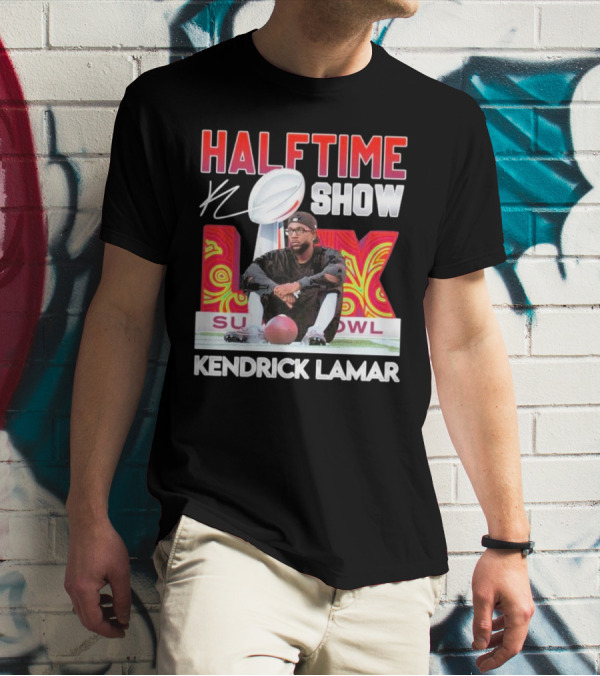 Kendrick Lamar Halftime Show Super Bowl LIX Football T-Shirt
