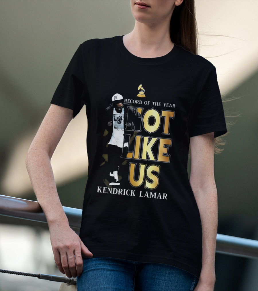 Kendrick Lamar Not Like Us Record Of The Year Grammy T-Shirt