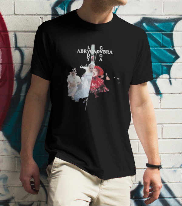 Lady Gaga Abracadabra Collage Fashion Art Style T-Shirt