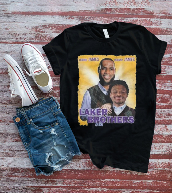 LEBRON JAMES BRONNY JAMES LAKER BROTHERS T-Shirt