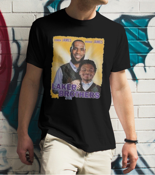 LEBRON JAMES BRONNY JAMES LAKER BROTHERS T-Shirt