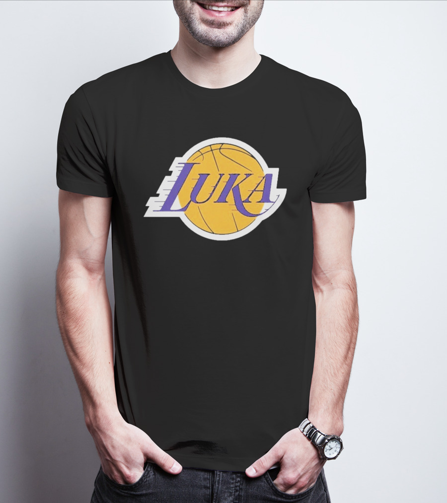 Luka Los Angeles Showtime Basketball-Inspired T-Shirt
