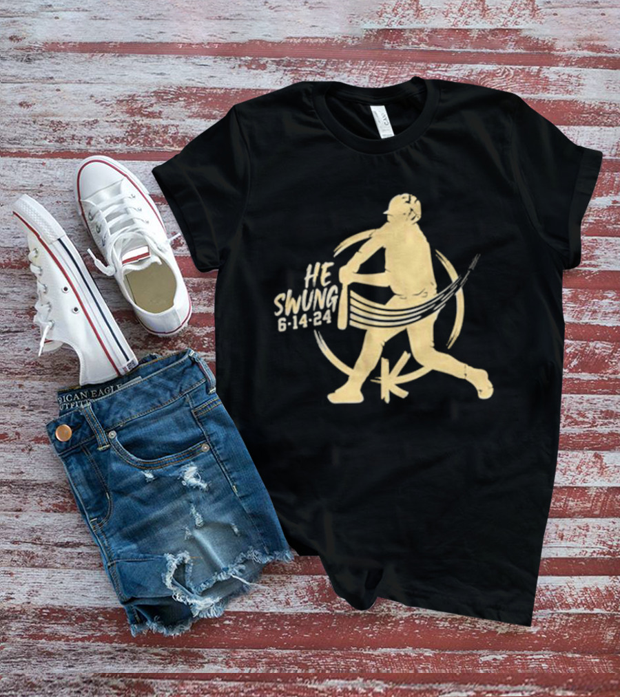 Madison Social He Swung Baseball 6 14 24 T-Shirt