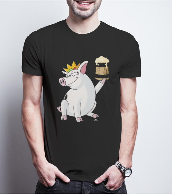 Merkimer Pig Cheers Crown Gildan Softstyle T-Shirt