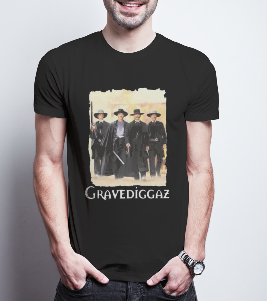 Methsyndicate Gravediggaz Tombstone Western Gunslingers T-Shirt