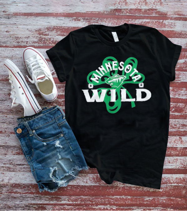 Minnesota Wild St. Patrick’s Day Shamrock T-Shirt