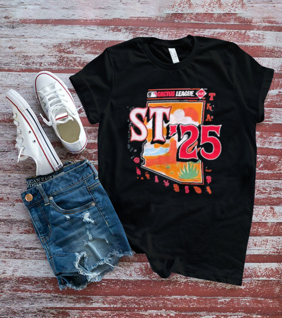 MLB 2025 Spring Training Cactus League Arizona ST25 T-Shirt