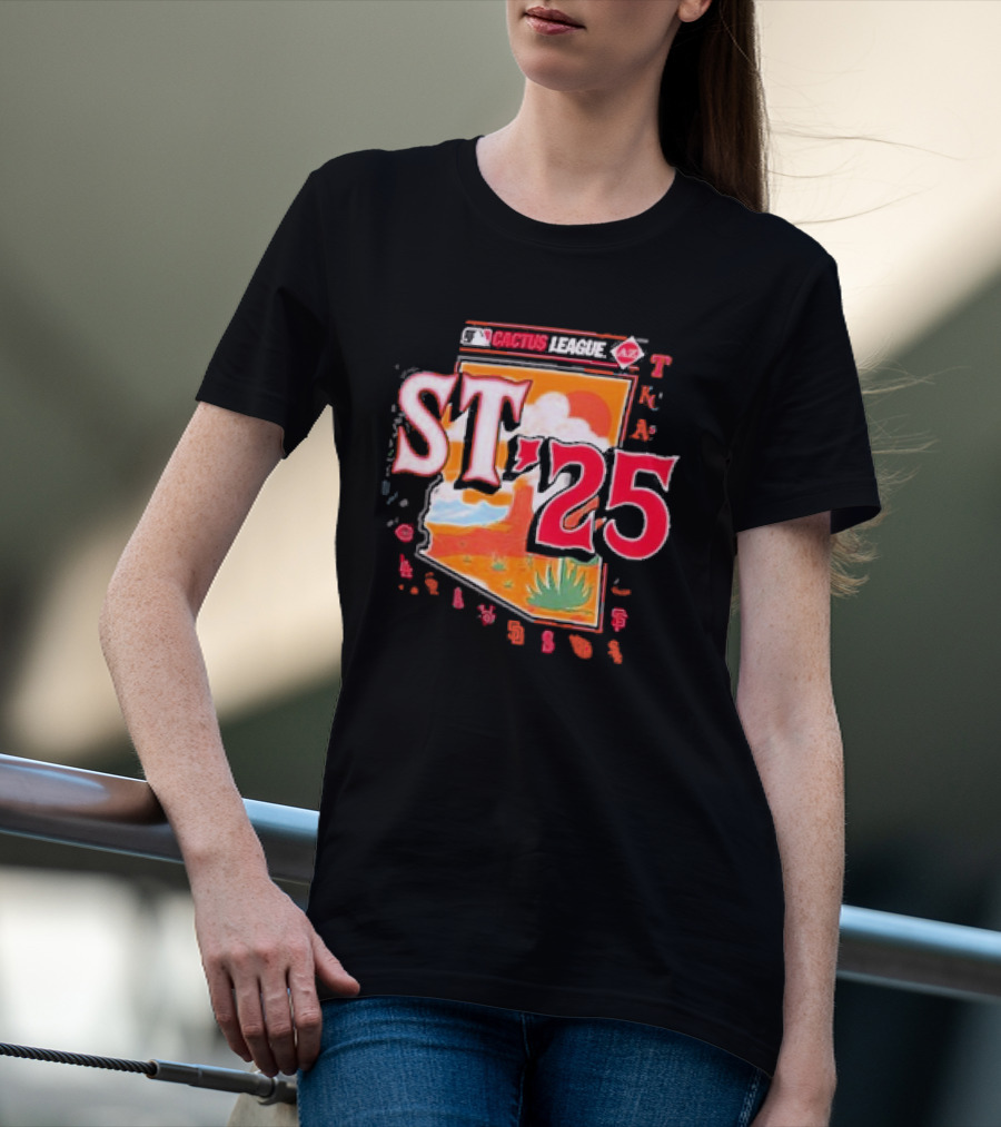 MLB 2025 Spring Training Cactus League Arizona ST25 T-Shirt