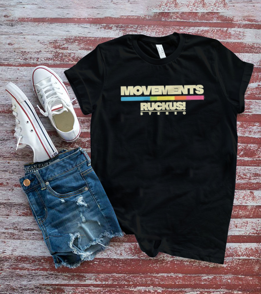Movements Ruckus Stereo Retro Color Bar T-Shirt