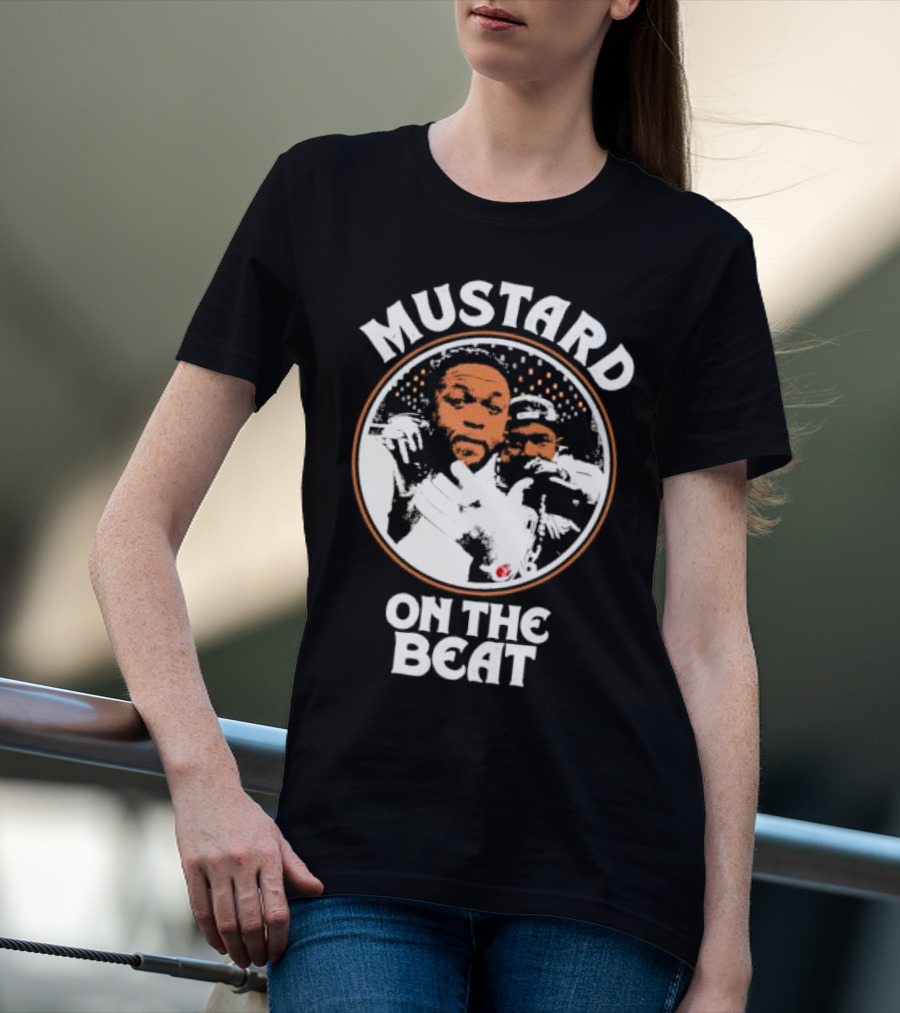 Mustard On The Beat DJ Mustard Circle Design T-Shirt