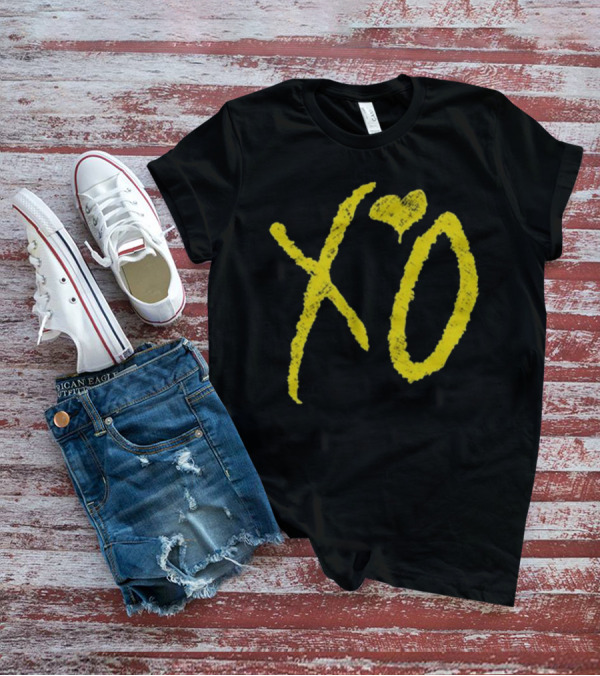 Nav Omw2 Rexdale XO Yellow Script T-Shirt