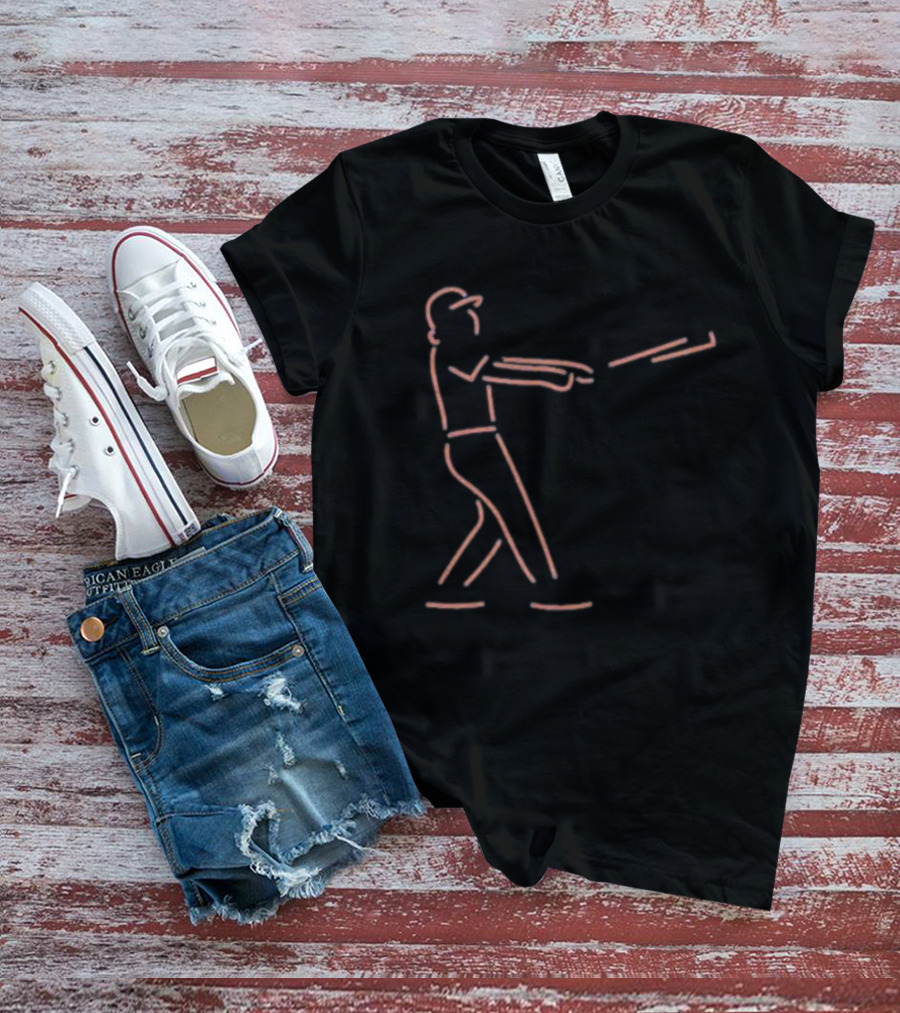New York Mets Francisco Lindor Batting Outline T-Shirt