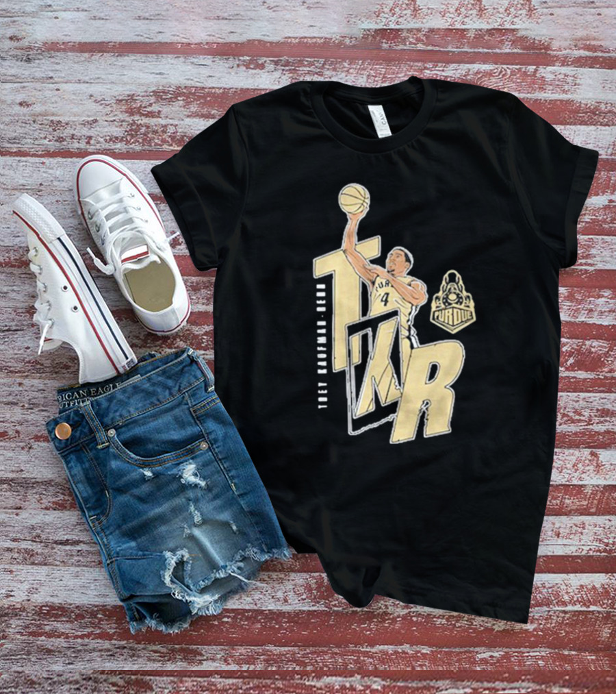 Purdue Basketball Trey Kaufman-Renn TKR Iconic Dunk T-Shirt
