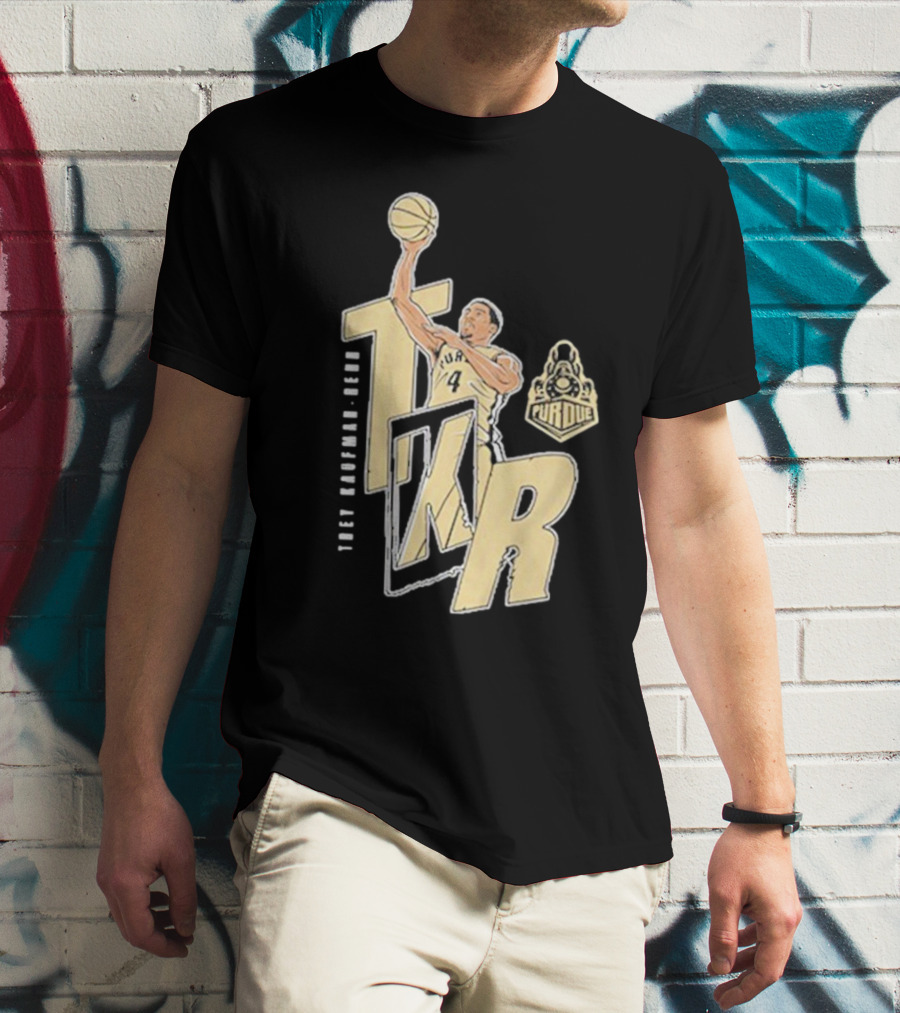 Purdue Basketball Trey Kaufman-Renn TKR Iconic Dunk T-Shirt