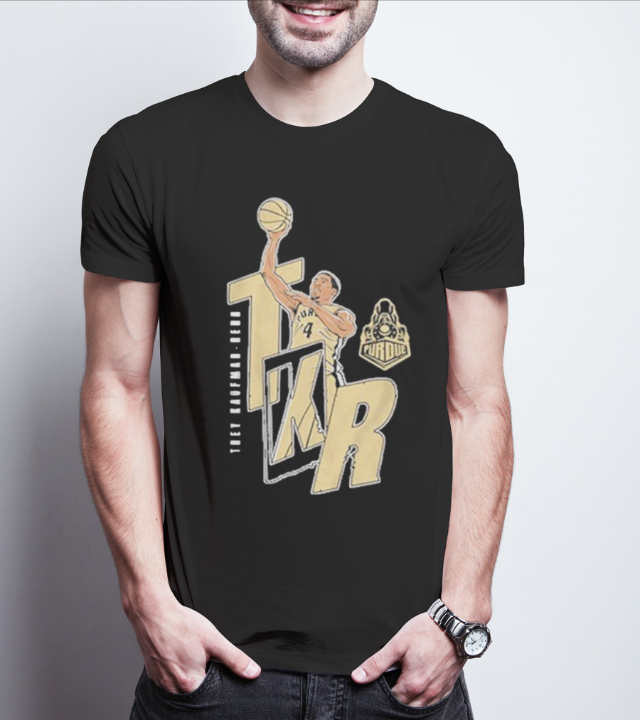 Purdue Basketball Trey Kaufman-Renn TKR Iconic Dunk T-Shirt