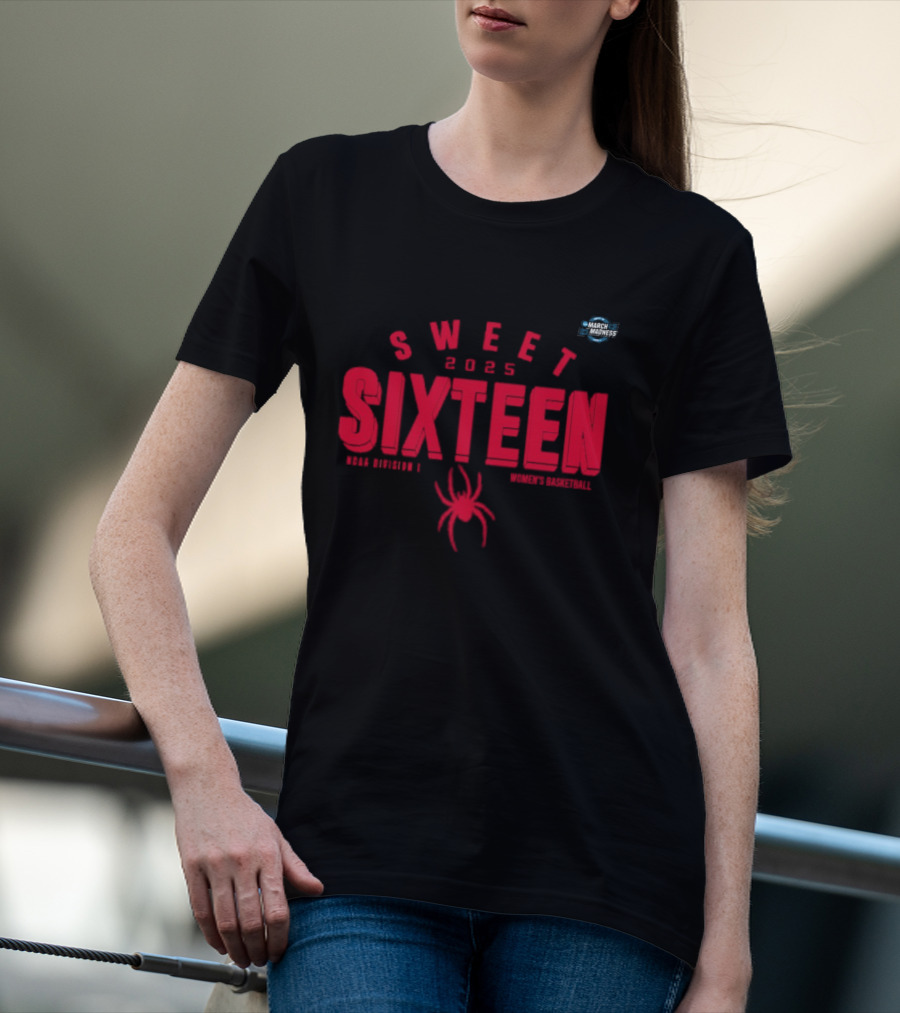 Richmond Spiders Sweet Sixteen 2025 NCAA Women’s Basketball Tournament March Madness T-Shirt