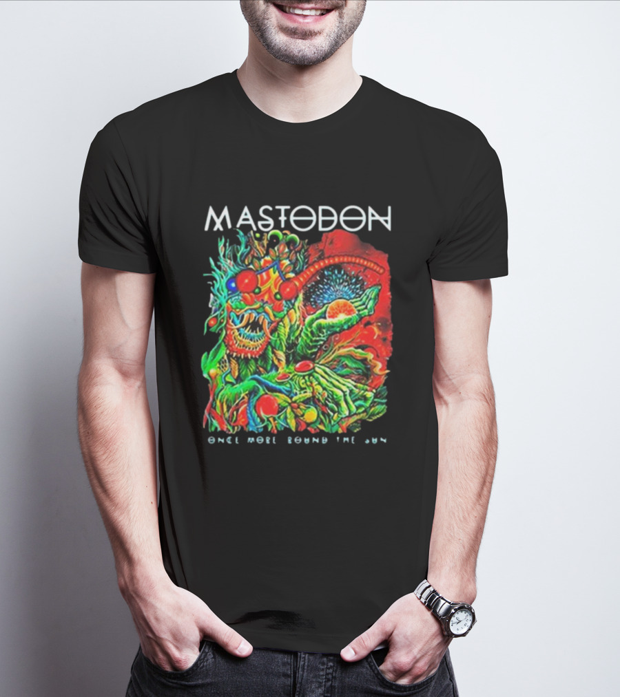 Mastodon Once More Round The Sun Psychedelic Artwork T-Shirt