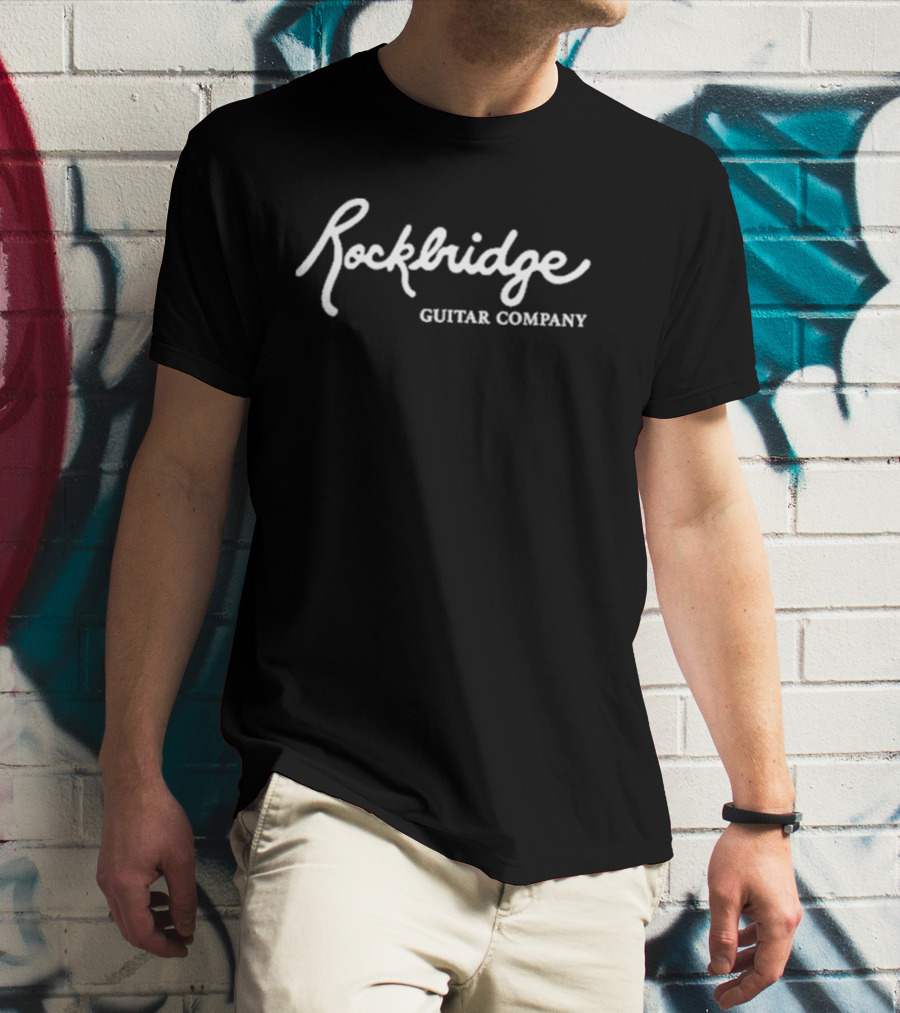 Rockbridge Guitar Company Classic Script Branding T-Shirt