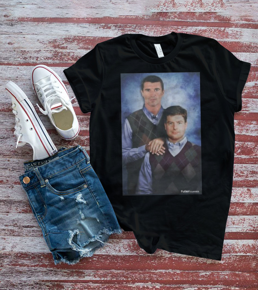 Roy Keane Denis Irwin Futbol Classics T-Shirt