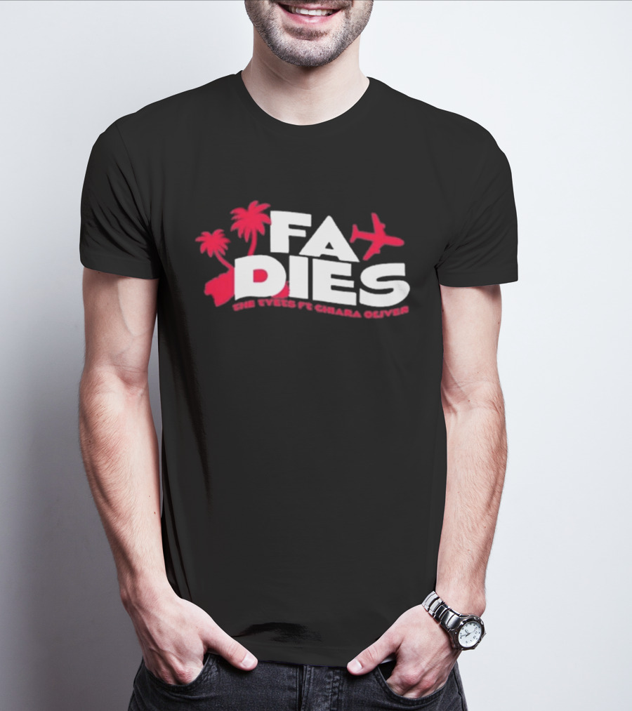 Fa Dies One Speed Ft. Chiara Oliver Palm Trees And Airplane T-Shirt