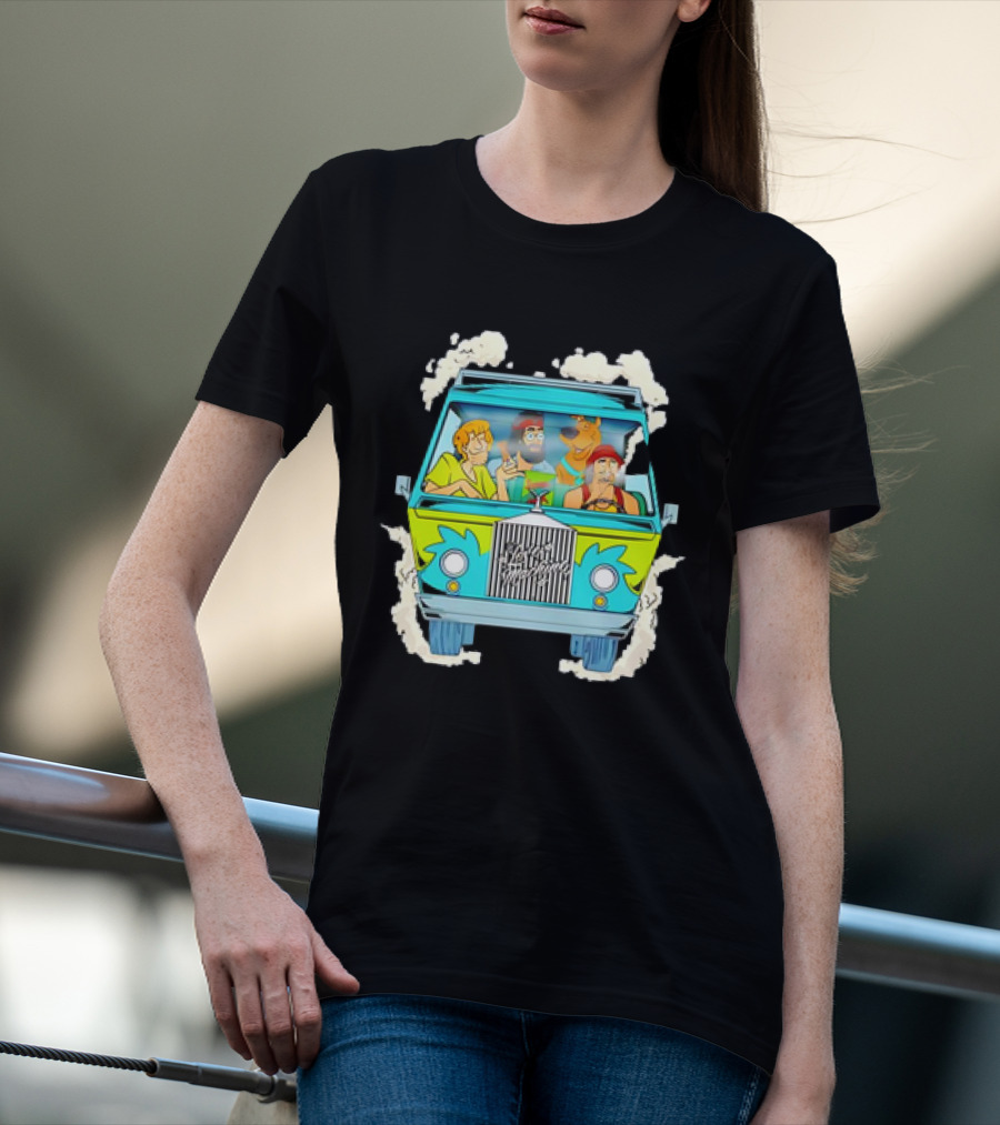 Scooby DOOBIE Doo Mystery Machine Vintage Smoke Adventure T-Shirt