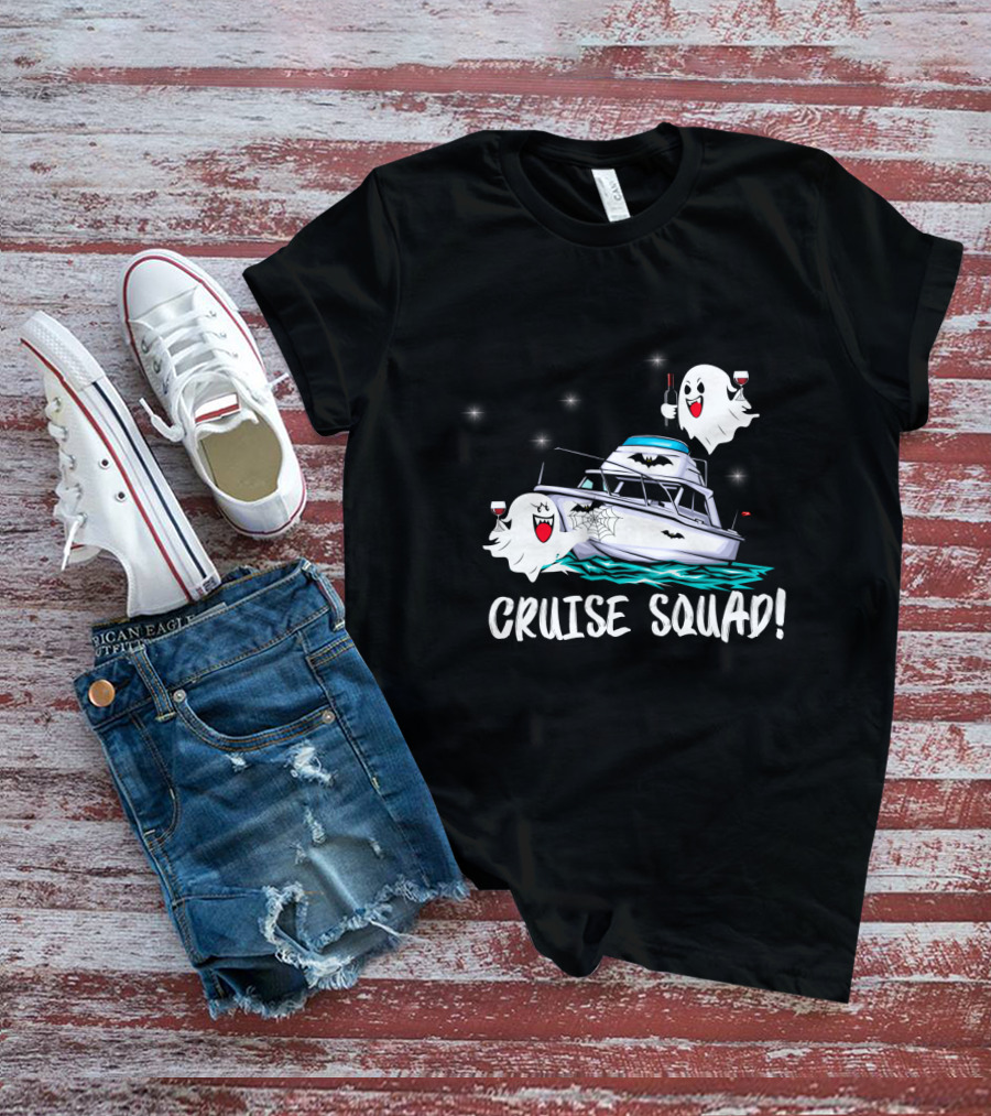 CRUISE SQUAD Ghosts Boat Halloween Party T-Shirt