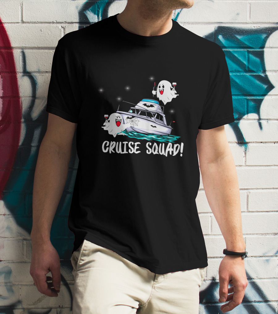CRUISE SQUAD Ghosts Boat Halloween Party T-Shirt