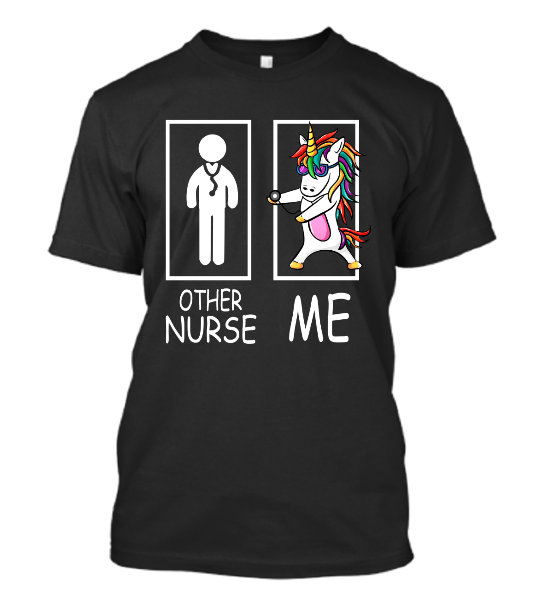 Other Nurse Me Unicorn Flossing T-Shirt