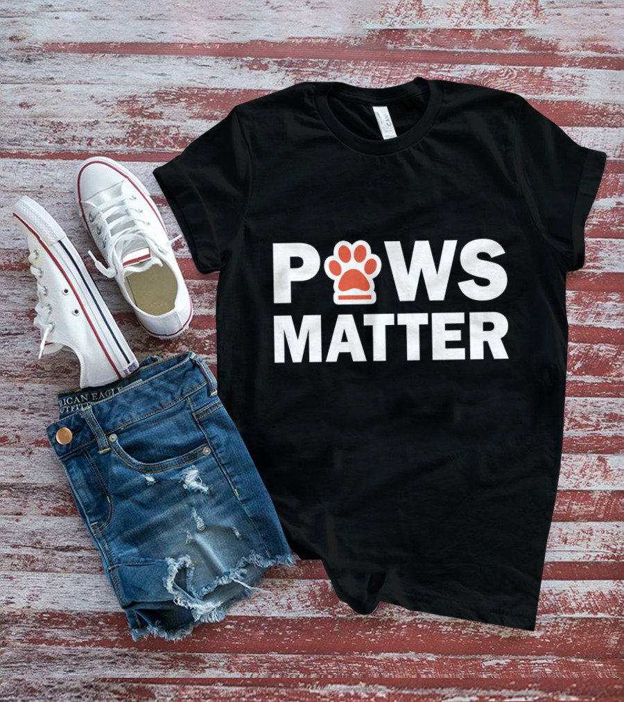 Paws Matter Paw Prints T-Shirt