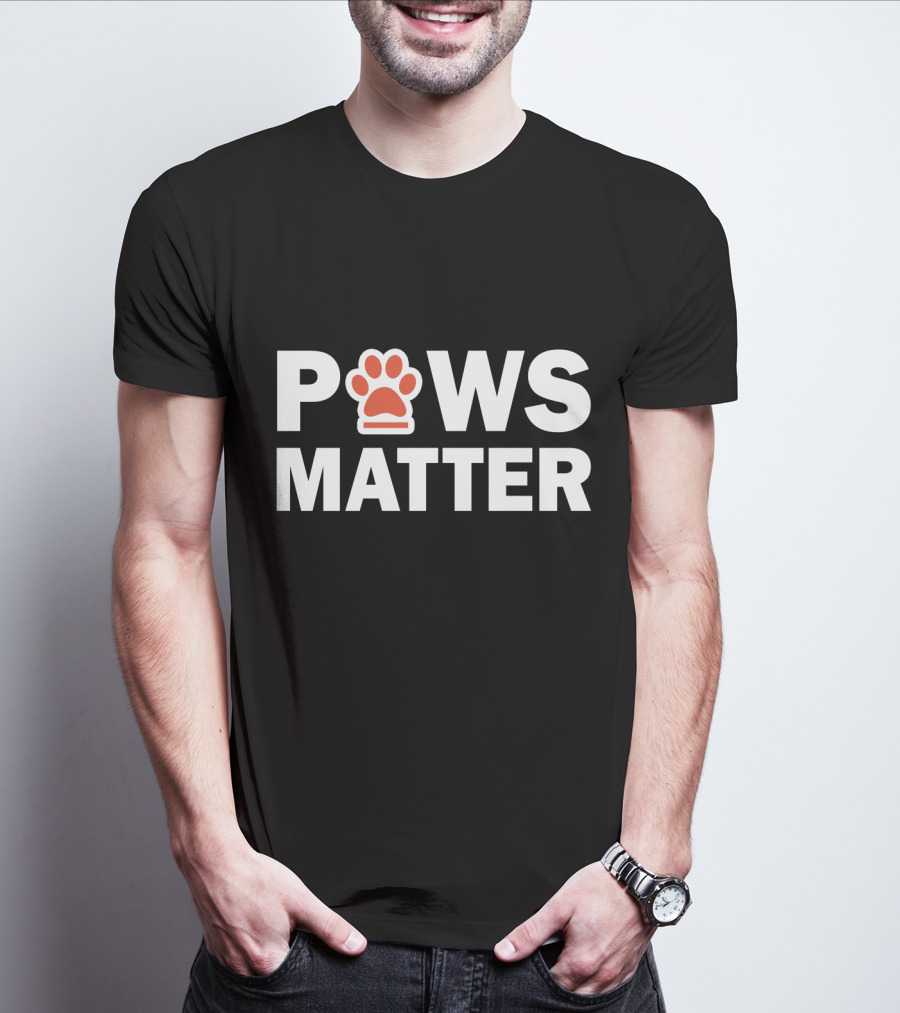 Paws Matter Paw Prints T-Shirt